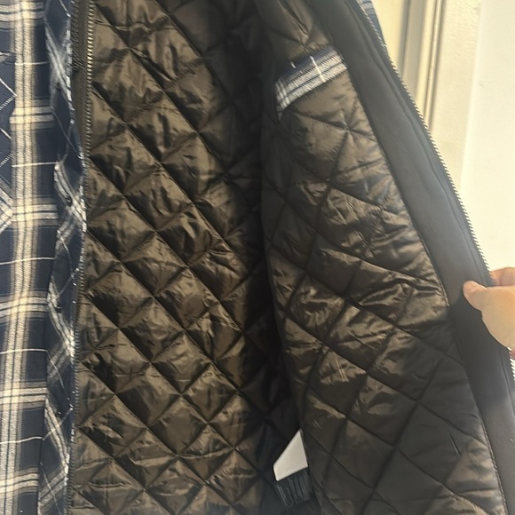 New No tag: The BC Clothing Co Quilted Plaid flannel shirt Men M - Picture 3 of 6